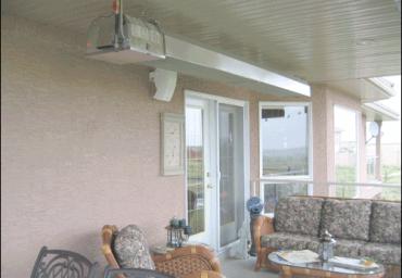 infrared-patio-heater-above-residential-patio-sitting-area
